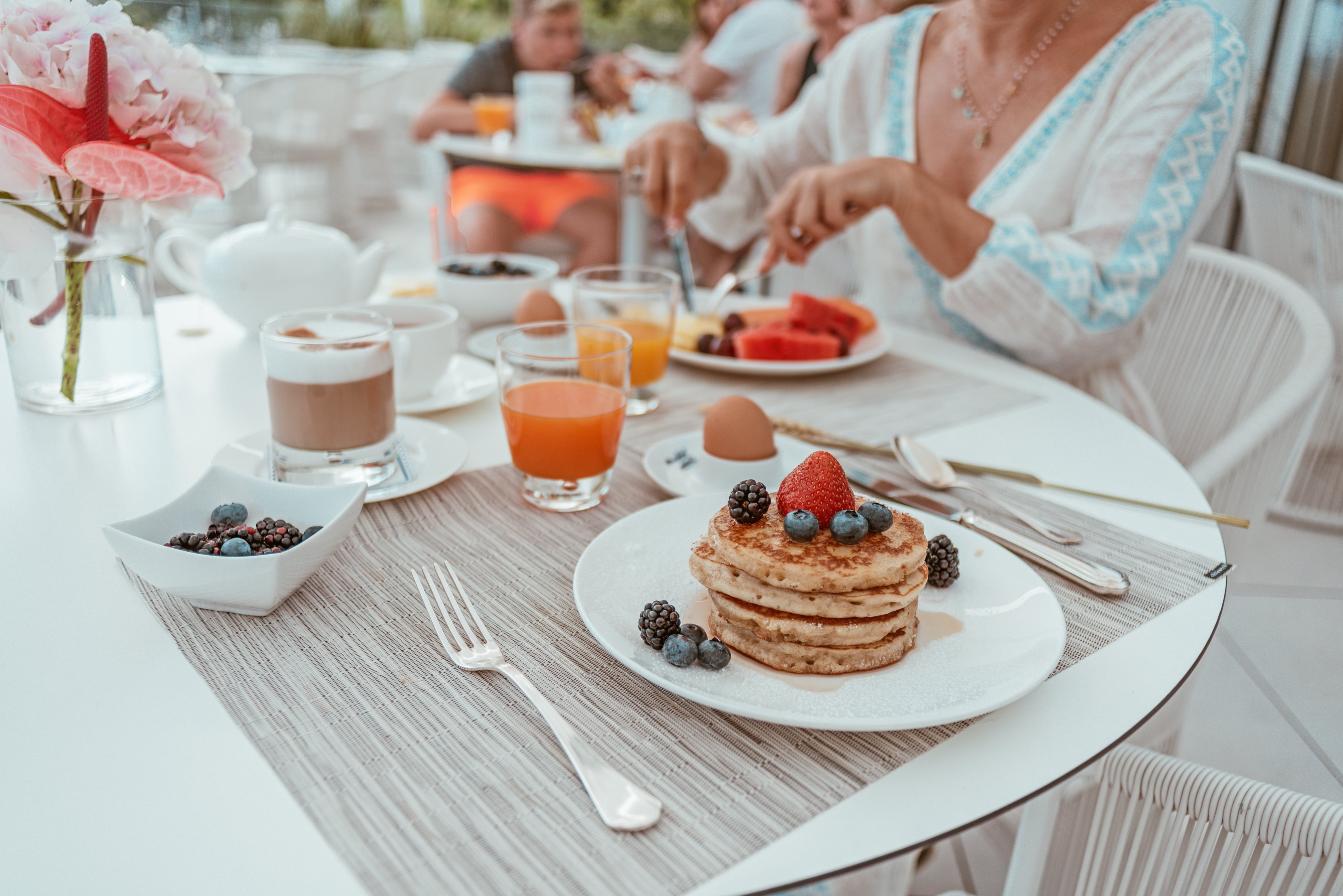 Pasticceria e buffet del Gran Breakfast Atlantic