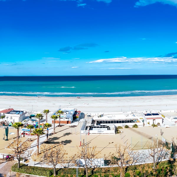 La Spiaggia e il Mare di Riccione in inverno