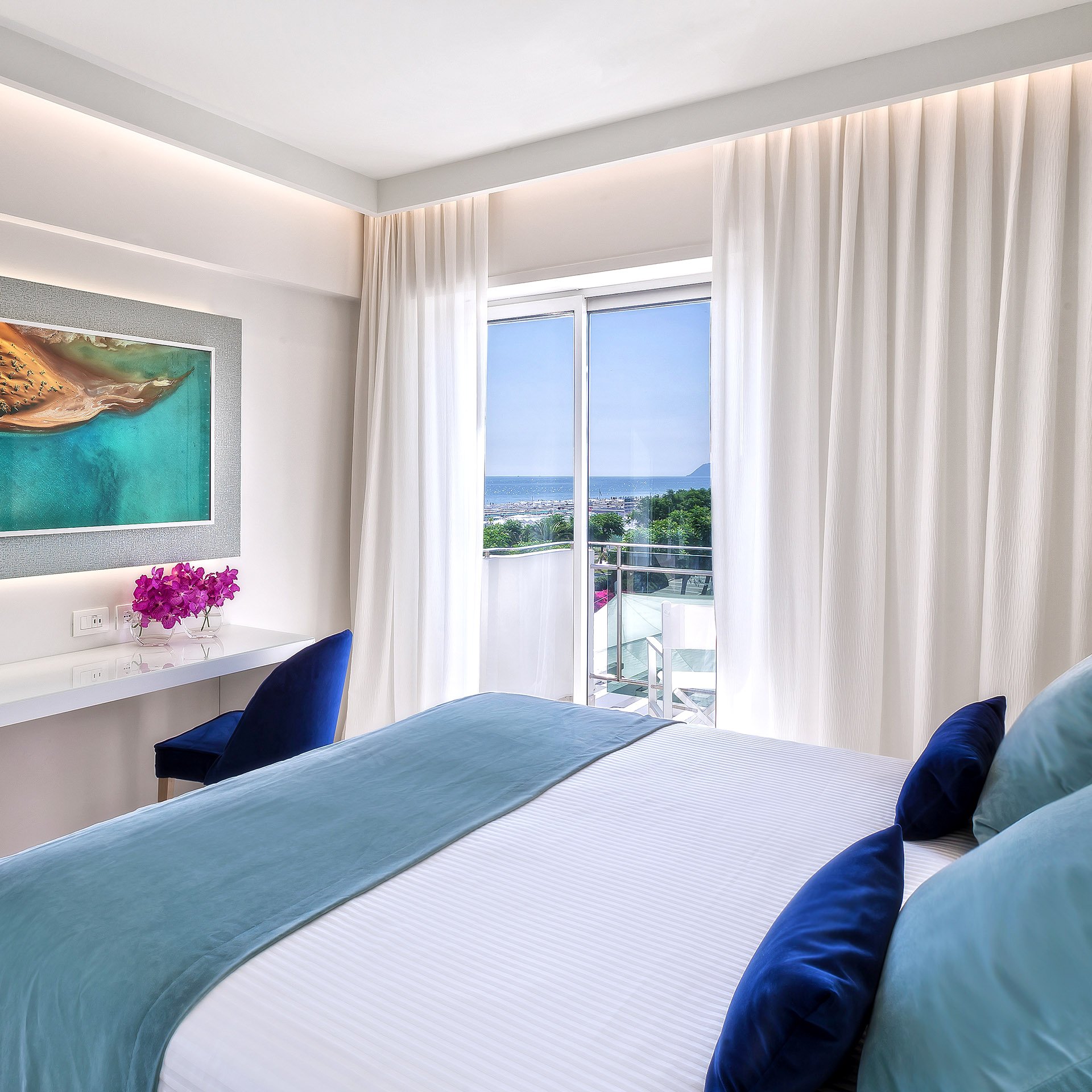 Una delle camere Luxury Atlantic